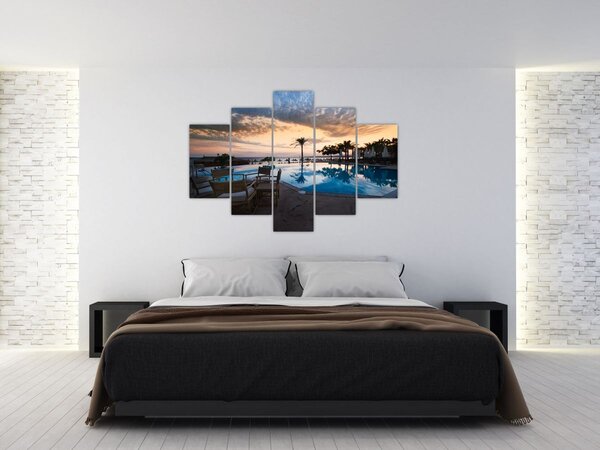 Obraz - Resort pri mori (150x105 cm)