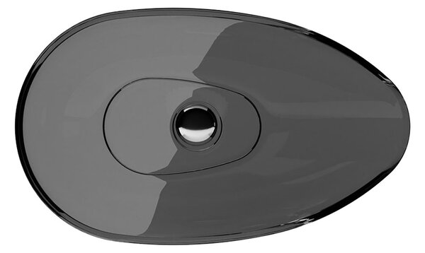 Besco Doskové umývadlo zo syntetickej živice Neya 60x35 cm Carbon Grey s výpusťou Click-Clack BESCO-Typ výpuste: Click-Clack bez prepadu, chróm