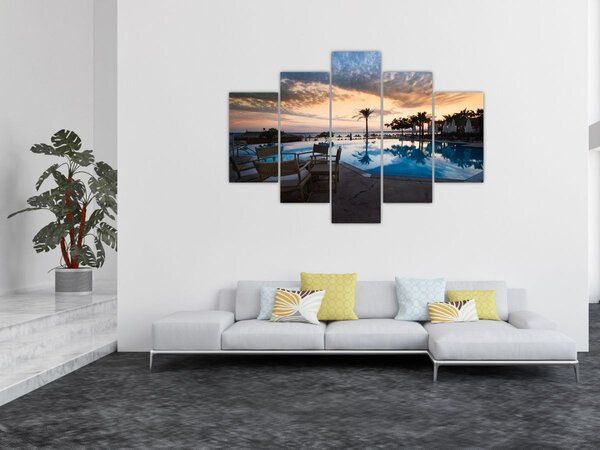 Obraz - Resort pri mori (150x105 cm)