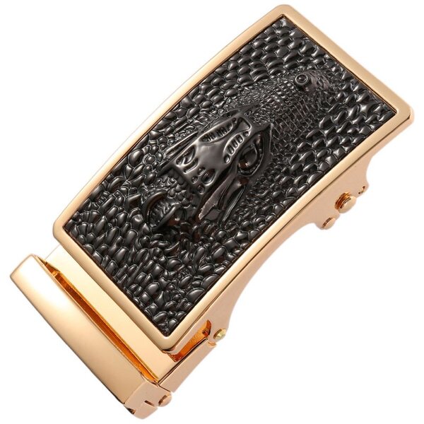 Automatická kovová pracka GOLD CROCO pre remene so šírkou 3.5cm (VPR-GOLD-CROCO)