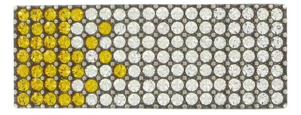 Luxusná kovová pracka SWAROVSKI YELLOW, 20 mm (VGX9929PL/20)