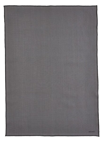 Sivá bavlnená kuchynská utierka Bitz Organic, 80 x 55 cm