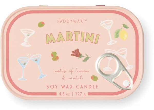 Paddywax Bistro Tin Martini vonná sviečka v plechu 127 g