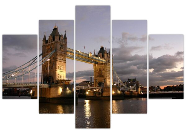 Obrázok - Tower Bridge v noci (150x105 cm)