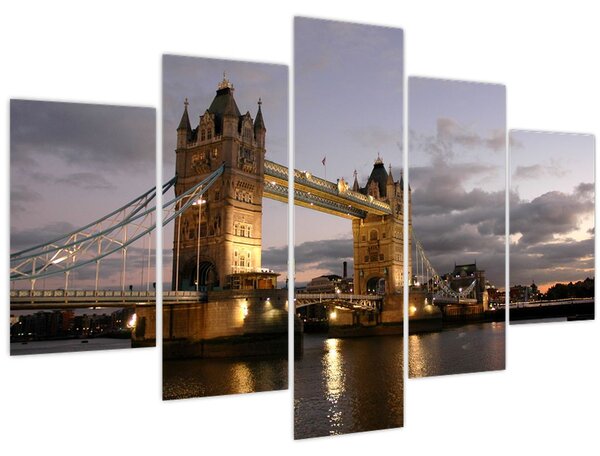 Obrázok - Tower Bridge v noci (150x105 cm)