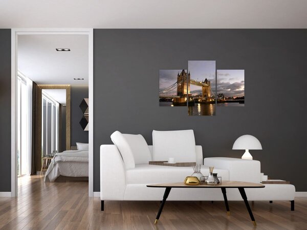 Obrázok - Tower Bridge v noci (90x60 cm)