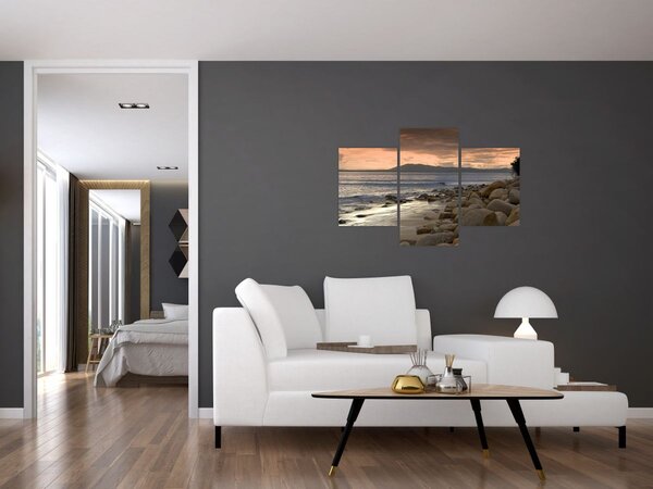Obraz - More a hory (90x60 cm)