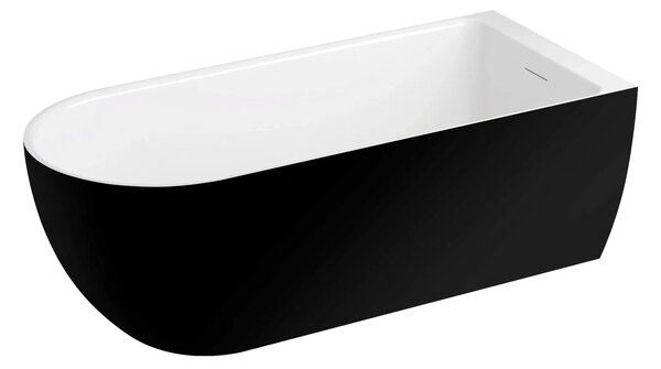 Polimat Akrylátová voľne stojaca vaňa k stene Murena 170x75 POLIMAT-Rozmery: 170x75, POLIMAT-Farba vane: Biela / biela lesk