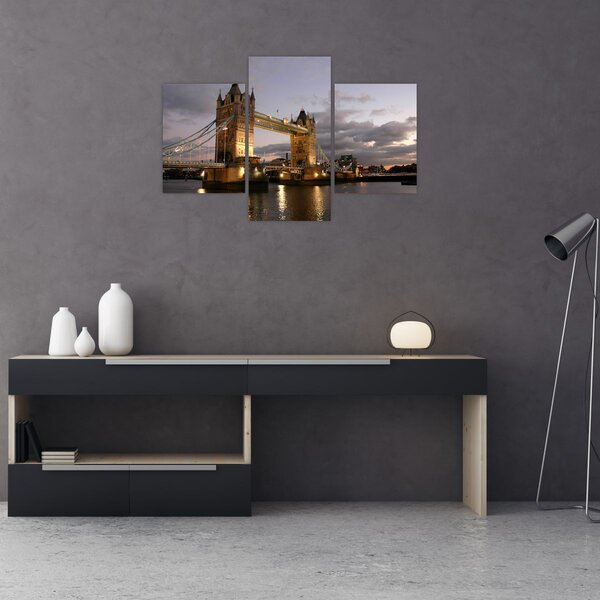 Obrázok - Tower Bridge v noci (90x60 cm)