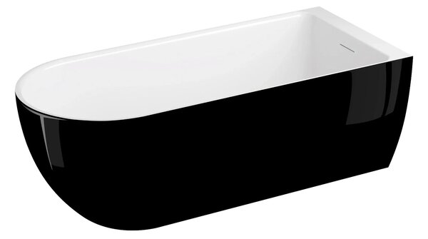 Polimat Akrylátová voľne stojaca vaňa k stene Murena 170x75 POLIMAT-Rozmery: 170x75, POLIMAT-Farba vane: Biela / biela lesk
