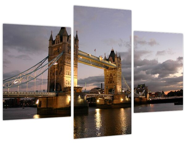 Obrázok - Tower Bridge v noci (90x60 cm)
