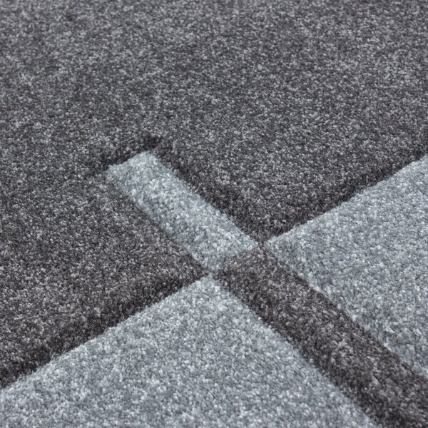 Ayyildiz , Kusový koberec Hawaii 1310 grey, 120x170, čierna, kancelária
