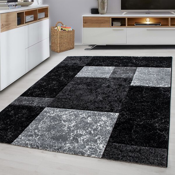 Ayyildiz , Kusový koberec Hawaii 1330 black, 120x170, čierna, kancelária