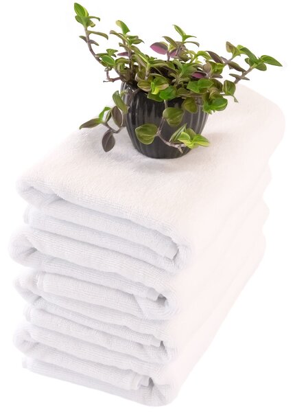 FROTÉ UTERÁK SMOOTH 50x100 CM BIELA