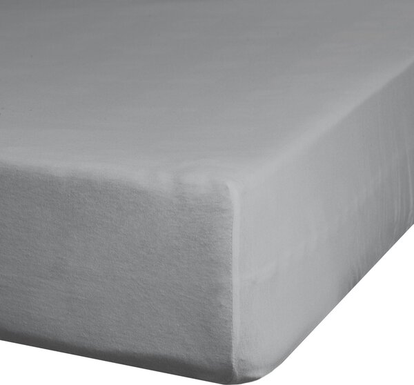 JERSEY PRESTIERADLO 220X240 CM, VÝŠKA 30 CM SIVÉ