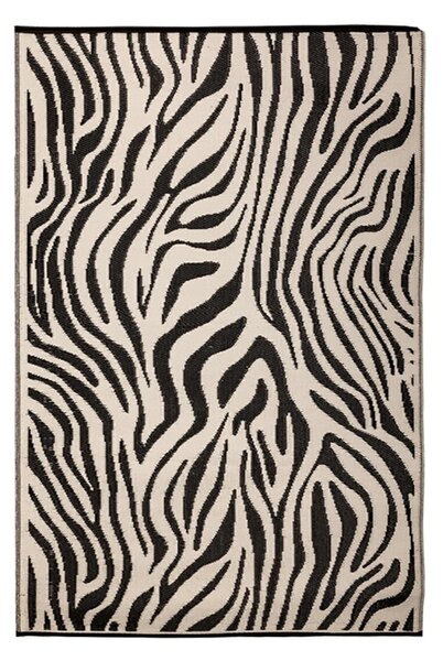 Koberec Zebra, 150x242,5 cm, biela/čierna