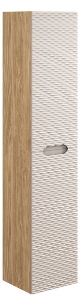 Comad Doplnková kúpeľňová skrinka vysoká Ocean Beige olejovaný dub/béžová