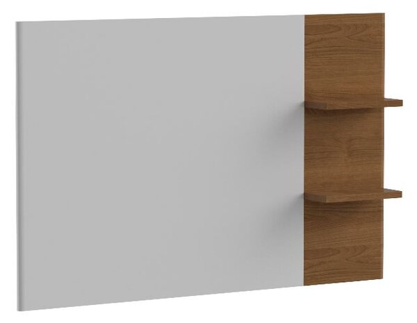 TV panel na stenu Torino TO - biely vysoký lesk / dub Torino
