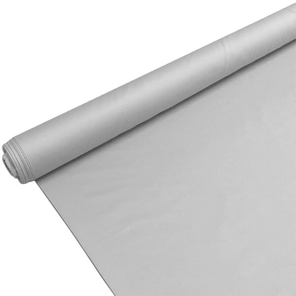 Metráž látka šedá 220g/m2 šírka 280cm Ba/Pes (Bavlnená tkanina Metrážová látka lesklá šírka 140cm x 2)