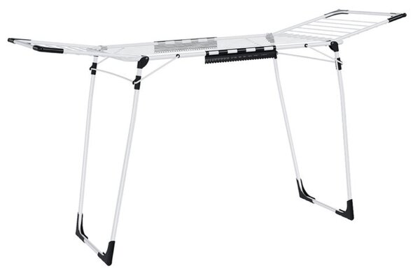 Sušiak na bielizeň BREEZE, 56,5x173x96,5cm, biela SongmicsHome