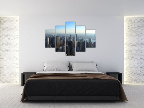 Obraz - Manhatten vo dne (150x105 cm)