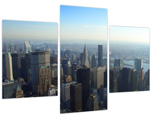 Obraz - Manhatten vo dne (90x60 cm)