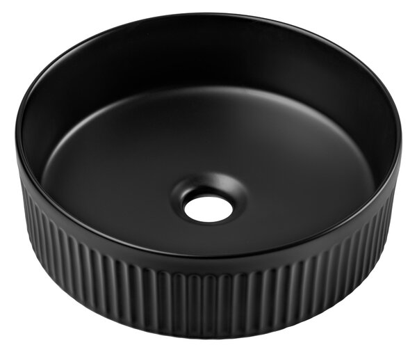Comad Keramické umývadlo na dosku BEYOND 2 BLACK, čierny mat