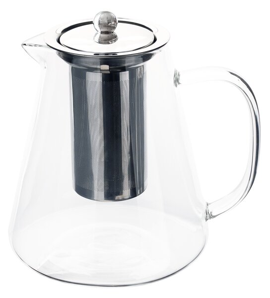 TEMPO-KONDELA KLARY, čajník so sitkom, 1,3 l, sklenený