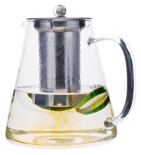 TEMPO-KONDELA KLARY, čajník so sitkom, 1,3 l, sklenený