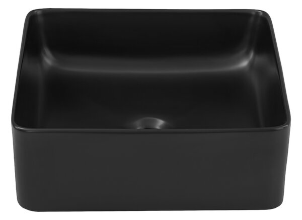 Comad Keramické umývadlo na dosku UM-6276 SLIM 40, čierna mat