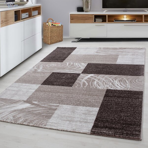 Ayyildiz , Kusový koberec Parma 9220 brown, 80x300, hnedá, chodba / predsieň