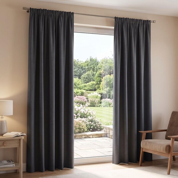 TERMOIZOLAČNÝ ZÁVES, nepriehľadné, 135/245 cm - Záclony & závesy