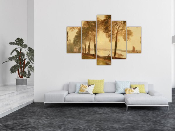 Obraz - Joseph Mallord William Turner, Mortlake Terrace, reprodukcia (150x105 cm)