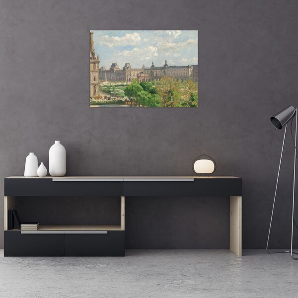 Obraz - Camille Pissarro, Place du Carrousel, Paris, reprodukcia (70x50 cm)
