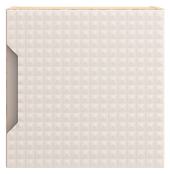 Comad Kúpeľňová skrinka závesná horná Qubik Luxor Beige 35 béžová/dub olejovaný