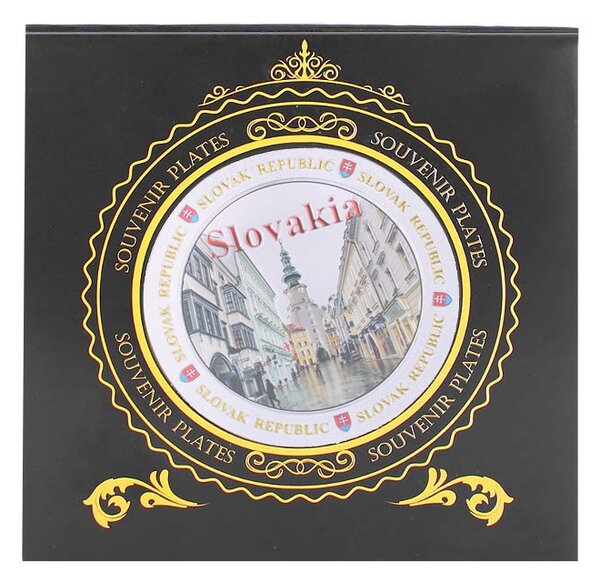 Porcelánový tanier Slovakia 11,5cm (Dekoračný tanier z porcelánu)