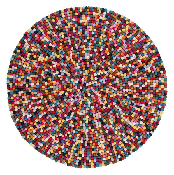 Obsession koberce Ručne tkaný kusový koberec PASSION 730 MULTI - 120x120 (priemer) kruh cm