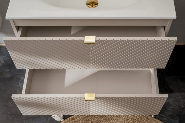 Comad Kúpeľňová skrinka pod umývadlo Viva Cashmere 80 kašmír