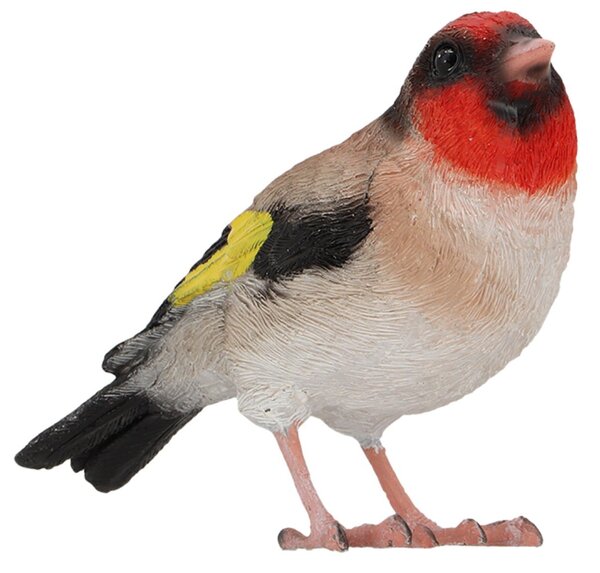 Záhradná figúrka z polyesterovej živice Bird, 12x8,5 cm, viacfarebná
