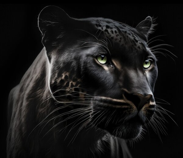 Fototapeta - Čierny panter (147x102 cm)
