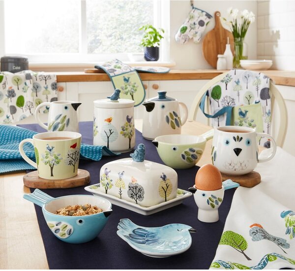 Bavlnené utierky v súprave 3 ks 45x65 cm Forest Birds – Cooksmart ®