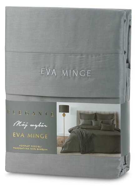 MAKOSATÉNOVÉ OBLIEČKY EVA MINGE ELEGANT1C 160X200 CM, 2 KS 70X80 CM SIVÉ