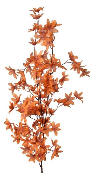 Dekorácia umelá kvetina s oranžovými kvetmi - 15*7*112 cm - Clayre & Eef