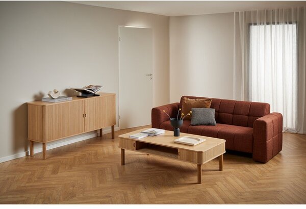 Konferenčný stolík v dekore duba v prírodnej farbe 70x130 cm Langley – Actona