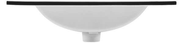Comad Nábytkové keramické umývadlo UM-LAVA BLACK 60 DP, 61x46 cm, čierna matná