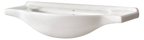 Comad Nábytkové keramické umývadlo UM- CFP 85, 85x49 cm, biela lesklá