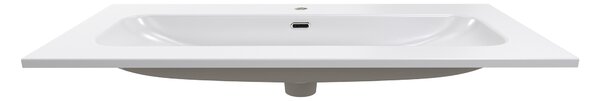 Comad Nábytkové keramické umývadlo FLY WHITE GLOSS UM 100-46 DP, 101x46 cm, biela lesklá