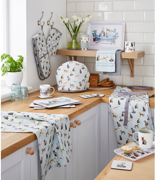 Súprava 3 kuchynských utierok Cooksmart ® Curious Cats