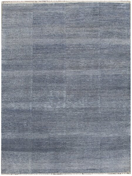 Diamond Carpets koberce Ručne viazaný kusový koberec Diamond DC-MCN Denim blue / silver - 160x230 cm