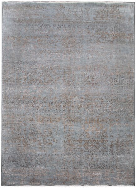 Diamond Carpets koberce Ručne viazaný kusový koberec Diamond DC-JK 1 Silver / mouse - 140x200 cm